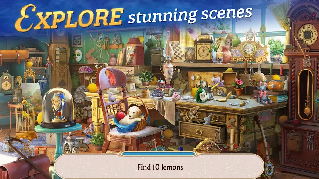Seekers Notes: Hidden Objects — взломанная версия, Безлимитные подсказки и энергия — скриншот 4 Seekers Notes: Hidden Objects — взломанная версия, Безлимитные подсказки и энергия — скриншот 4