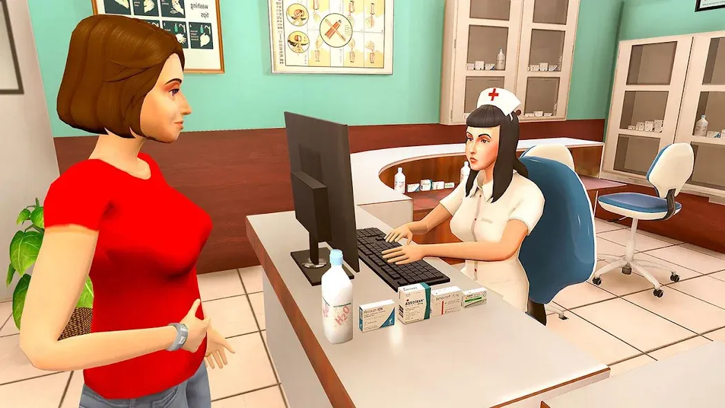 Virtual Pregnant Mom Baby Care мод на Андроид: Безлимитные деньги и всё открыто — скриншот 1