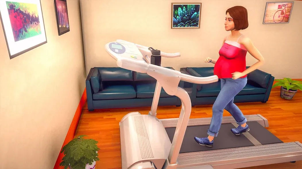 Virtual Pregnant Mom Baby Care мод на Андроид: Безлимитные деньги и всё открыто — скриншот 3