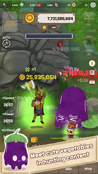 Woodcutter: Idle Clicker — взломанная версия, Много денег и быстрый прогресс — скриншот 5