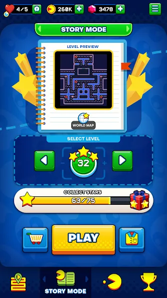 PAC-MAN — скачать мод: Бесконечные жизни и усиленные бонусы — скриншот 3 PAC-MAN — скачать мод: Бесконечные жизни и усиленные бонусы — скриншот 3