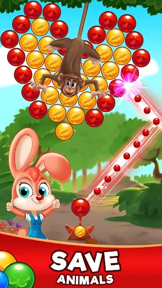 Скачать Bubble Friends Bubble Shooter последней версии — Безлимитные монеты и жизни — скриншот 2 Скачать Bubble Friends Bubble Shooter последней версии — Безлимитные монеты и жизни — скриншот 2