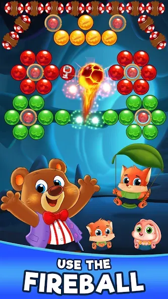 Скачать Bubble Friends Bubble Shooter последней версии — Безлимитные монеты и жизни — скриншот 3 Скачать Bubble Friends Bubble Shooter последней версии — Безлимитные монеты и жизни — скриншот 3