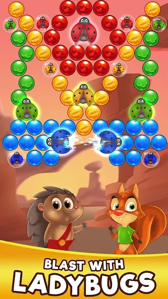 Скачать Bubble Friends Bubble Shooter последней версии — Безлимитные монеты и жизни — скриншот 4 Скачать Bubble Friends Bubble Shooter последней версии — Безлимитные монеты и жизни — скриншот 4