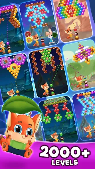 Скачать Bubble Friends Bubble Shooter последней версии — Безлимитные монеты и жизни — скриншот 5 Скачать Bubble Friends Bubble Shooter последней версии — Безлимитные монеты и жизни — скриншот 5