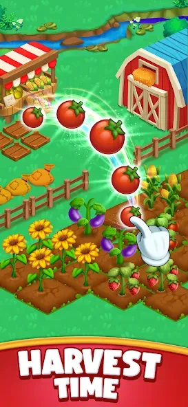 Скачать Farm Blast - Merge & Pop мод — Безлимитные деньги и ходы — скриншот 5 Скачать Farm Blast - Merge & Pop мод — Безлимитные деньги и ходы — скриншот 5