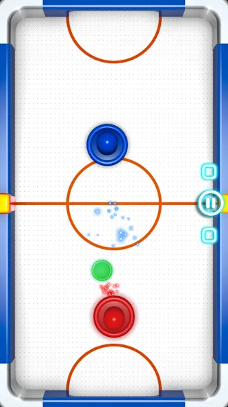 Glow Hockey MOD APK: Неограниченные шайбы и все столы открыты — скриншот 2