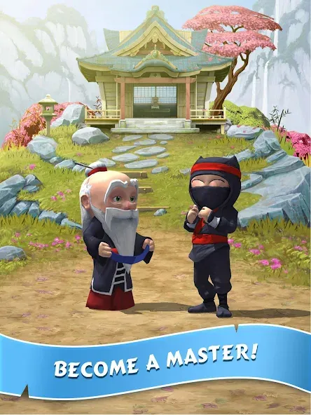 Clumsy Ninja бесплатно на Андроид — мод: Безлимитные монеты и энергия — скриншот 4