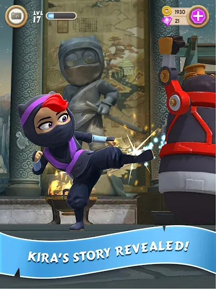 Clumsy Ninja бесплатно на Андроид — мод: Безлимитные монеты и энергия — скриншот 5