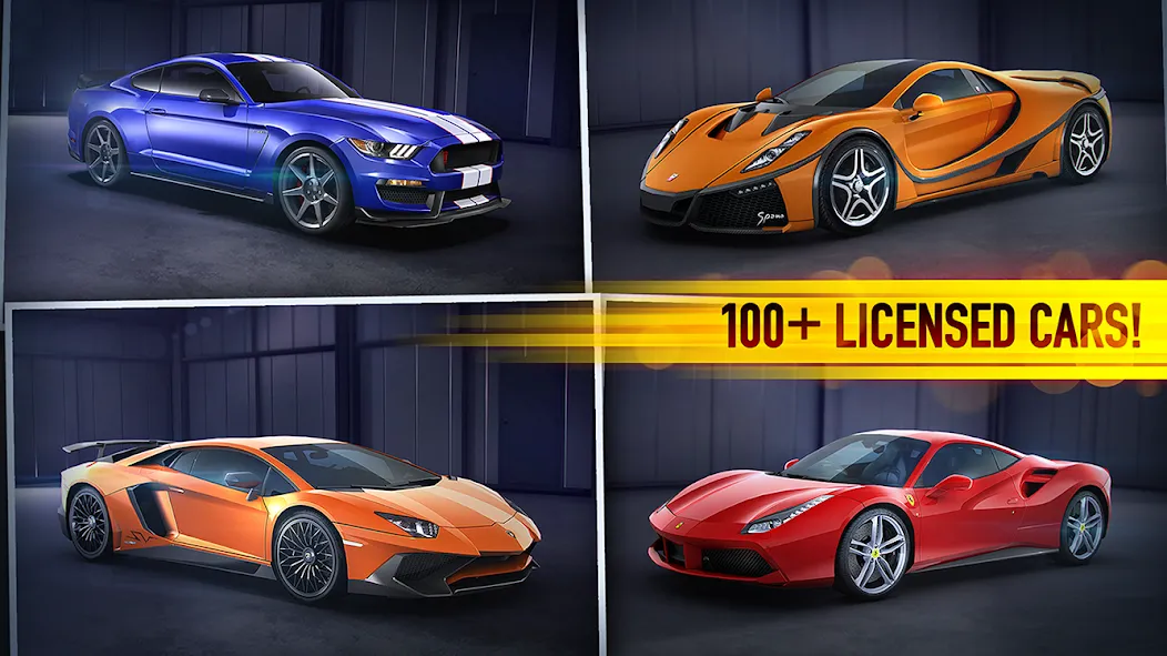 CSR Racing взлом APK — Безлимитные деньги и топливо — скриншот 2 CSR Racing взлом APK — Безлимитные деньги и топливо — скриншот 2
