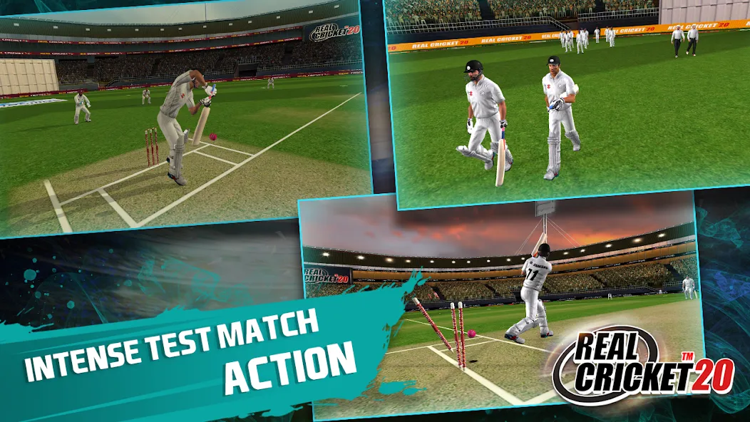 Real Cricket™ 20 бесплатно на Андроид — мод: Безлимитные деньги и открытые команды — скриншот 5 Real Cricket™ 20 бесплатно на Андроид — мод: Безлимитные деньги и открытые команды — скриншот 5