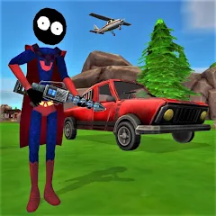 Скачать Stick Superhero бесплатно — Безлимитные деньги и усиленный герой