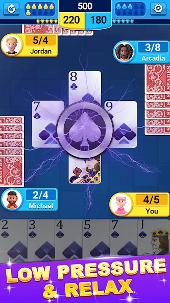 Скачать Spades бесплатно — Безлимитные монеты и подсказки — скриншот 5