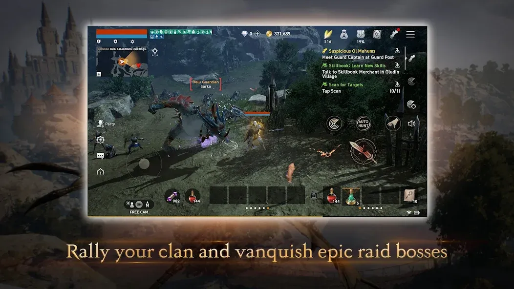 Скачать взлом Lineage2M — Безлимитные ресурсы и ускоренная прокачка — скриншот 2