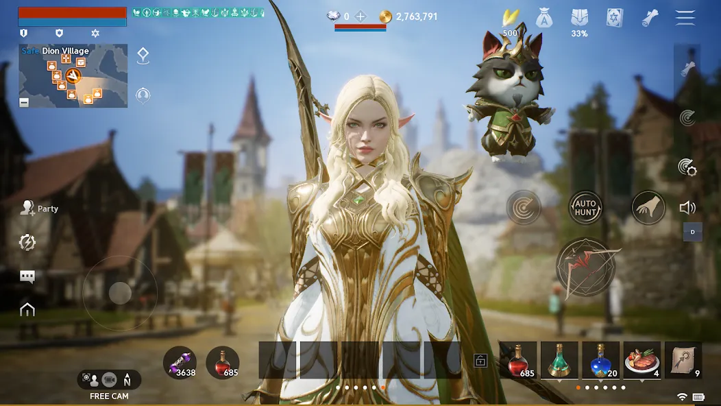 Скачать взлом Lineage2M — Безлимитные ресурсы и ускоренная прокачка — скриншот 5