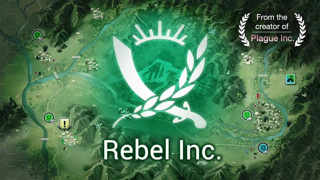 Rebel Inc. — скачать мод: Безлимитные ресурсы и все регионы — скриншот 1