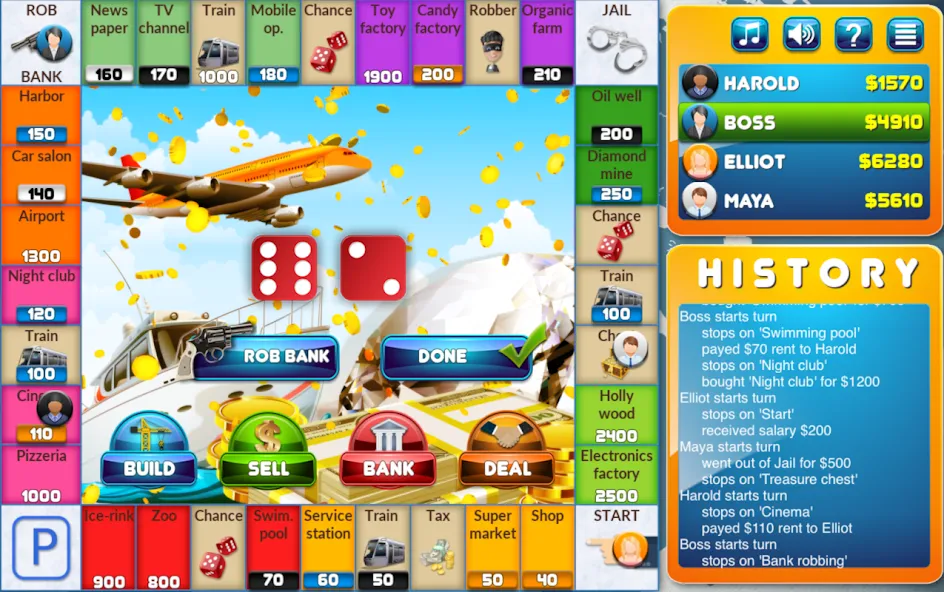 Скачать CrazyPoly - Business Dice Game Mod APK — Безлимитные деньги и все функции — скриншот 1 Скачать CrazyPoly - Business Dice Game Mod APK — Безлимитные деньги и все функции — скриншот 1