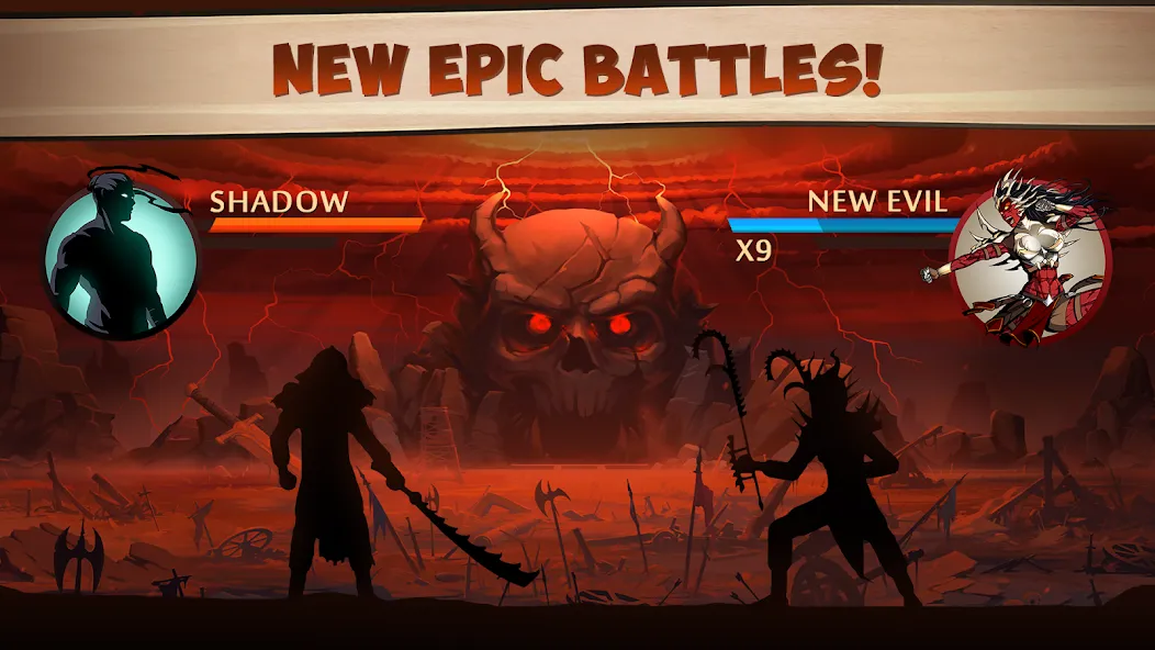 Скачать Shadow Fight 2 последней версии — Много денег и разблокированы навыки — скриншот 1