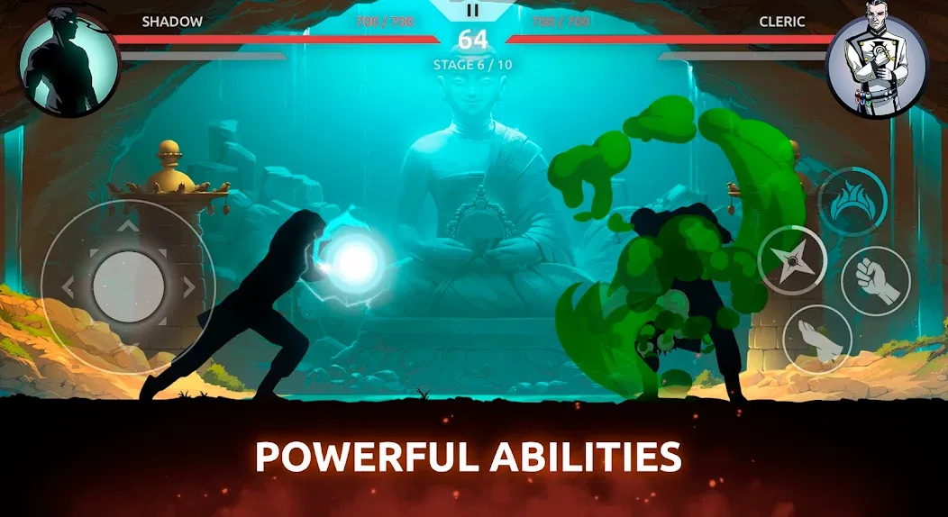 Shades: Shadow Fight Roguelike — Безлимитные ресурсы и усиленные персонажи, скачать мод APK — скриншот 2