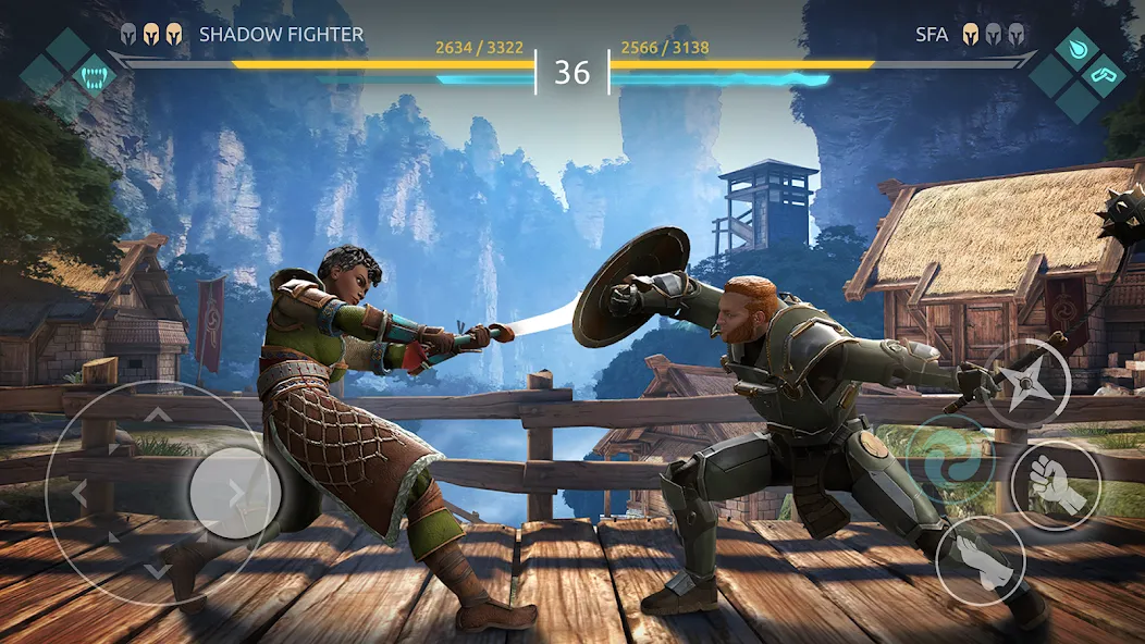 Скачать Shadow Fight 4: Arena Mod APK — Безлимитные монеты и алмазы — скриншот 1