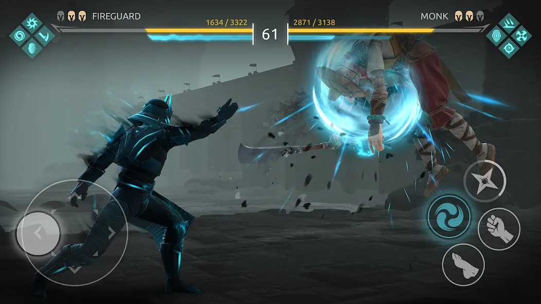 Скачать Shadow Fight 4: Arena Mod APK — Безлимитные монеты и алмазы — скриншот 3