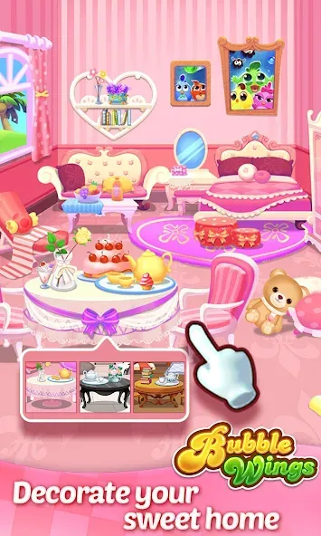 Скачать мод Bubble Wings: bubble shooter — Безлимитные жизни и монеты — скриншот 3 Скачать мод Bubble Wings: bubble shooter — Безлимитные жизни и монеты — скриншот 3
