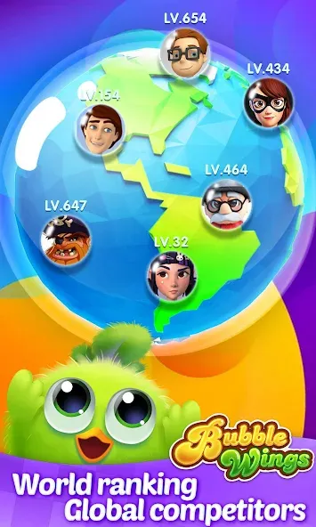 Скачать мод Bubble Wings: bubble shooter — Безлимитные жизни и монеты — скриншот 5 Скачать мод Bubble Wings: bubble shooter — Безлимитные жизни и монеты — скриншот 5