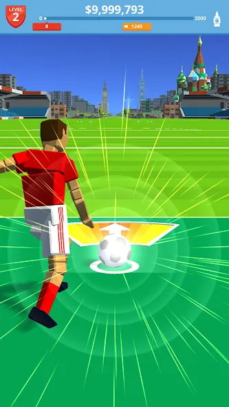 Soccer Kick взлом APK — Безлимитные деньги и энергия — скриншот 1 Soccer Kick взлом APK — Безлимитные деньги и энергия — скриншот 1