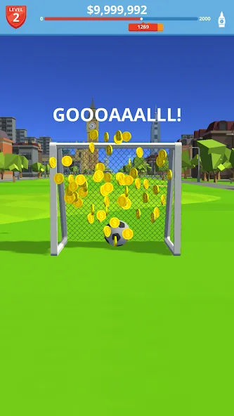 Soccer Kick взлом APK — Безлимитные деньги и энергия — скриншот 2 Soccer Kick взлом APK — Безлимитные деньги и энергия — скриншот 2