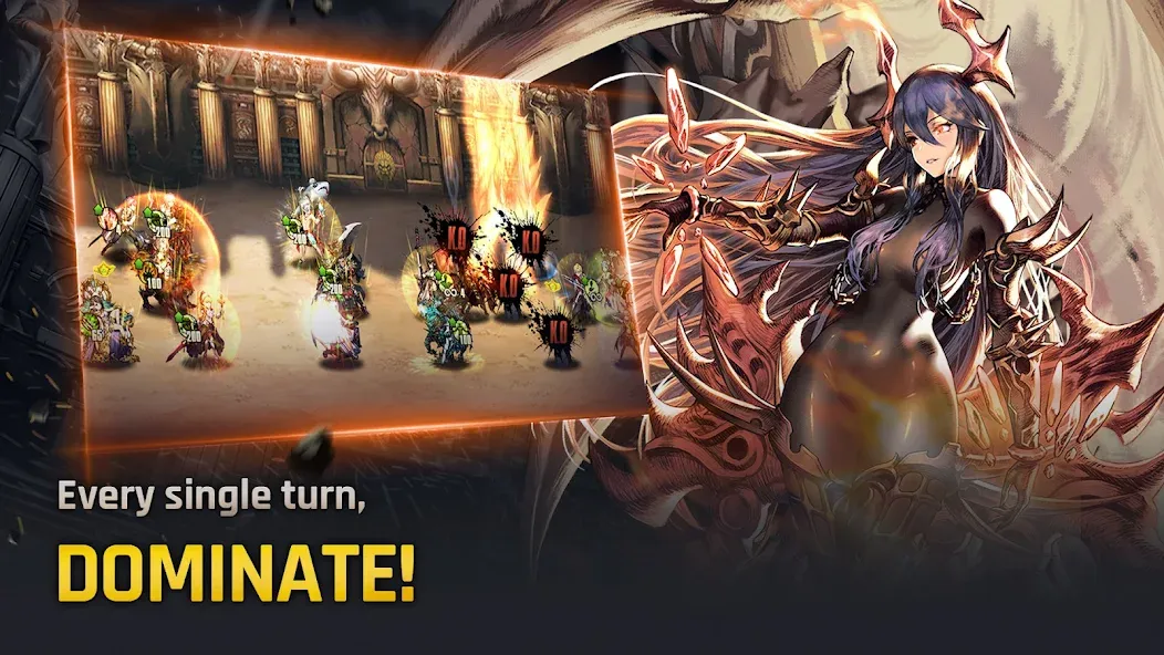 Brave Nine - Tactical RPG MOD APK: Безлимитные деньги и ресурсы — скриншот 4