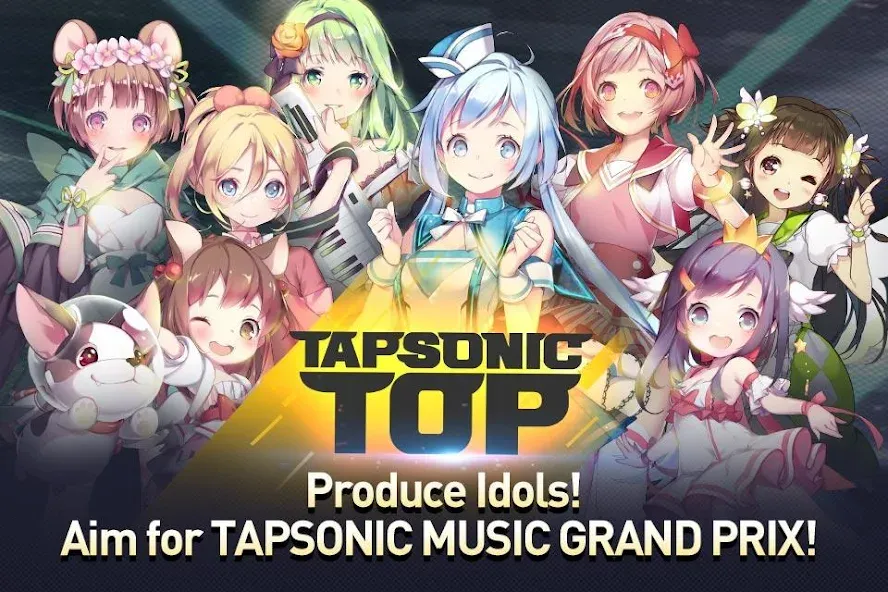 TAPSONIC TOP -Music Grand prix взломанный APK — Безлимитные деньги и все песни открыты — скриншот 2