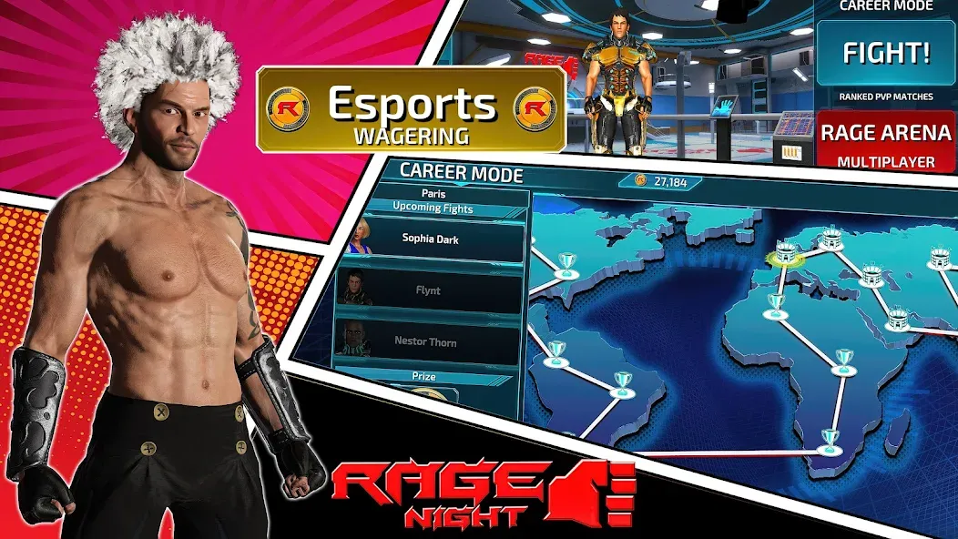 Скачать Rage Night последней версии — Безлимитные патроны и здоровье — скриншот 3