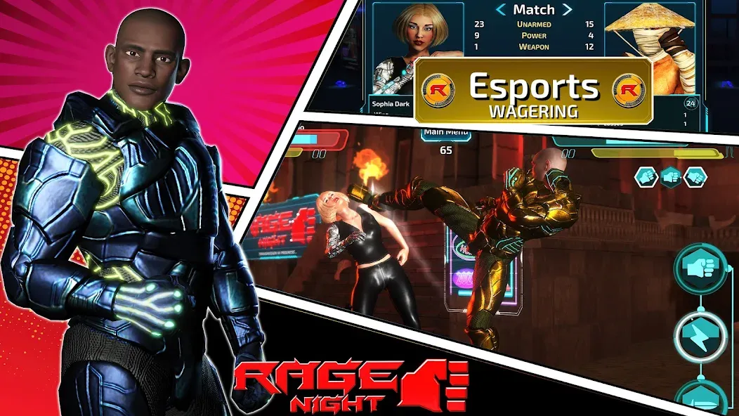 Скачать Rage Night последней версии — Безлимитные патроны и здоровье — скриншот 4