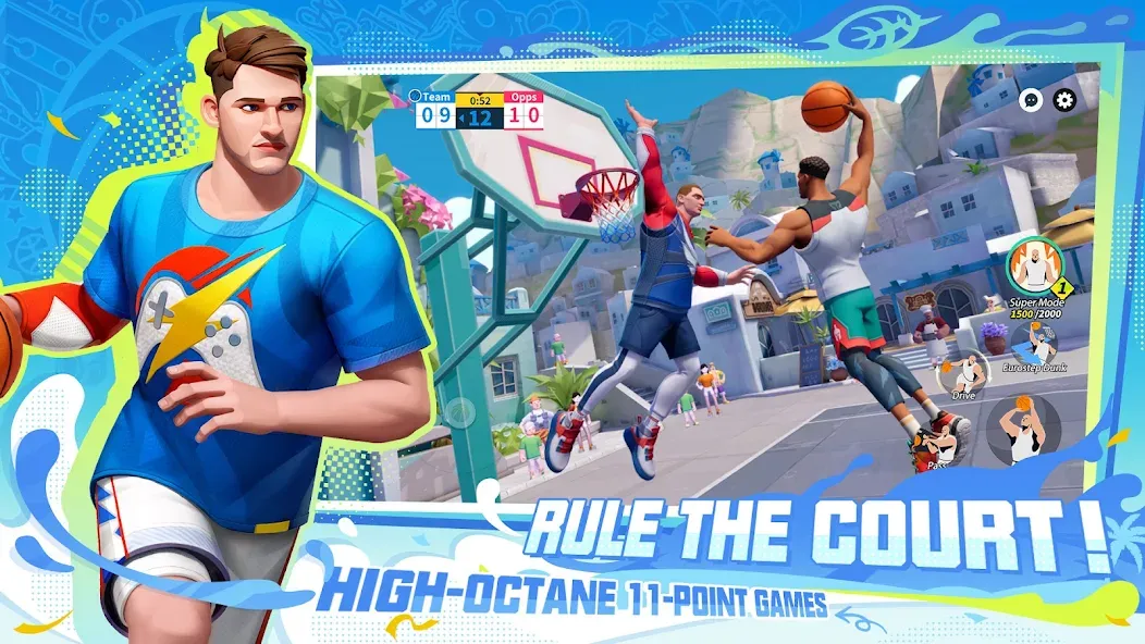 Dunk City Dynasty взломанный APK — Безлимитные деньги и энергия — скриншот 2