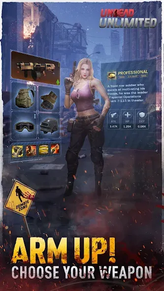 Мод Undead Unlimited — Безлимитные ресурсы и усиленные персонажи, скачать APK — скриншот 4 Мод Undead Unlimited — Безлимитные ресурсы и усиленные персонажи, скачать APK — скриншот 4