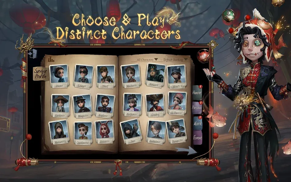 Скачать Identity V — Безлимитные подсказки и открытые персонажи — скриншот 3 Скачать Identity V — Безлимитные подсказки и открытые персонажи — скриншот 3