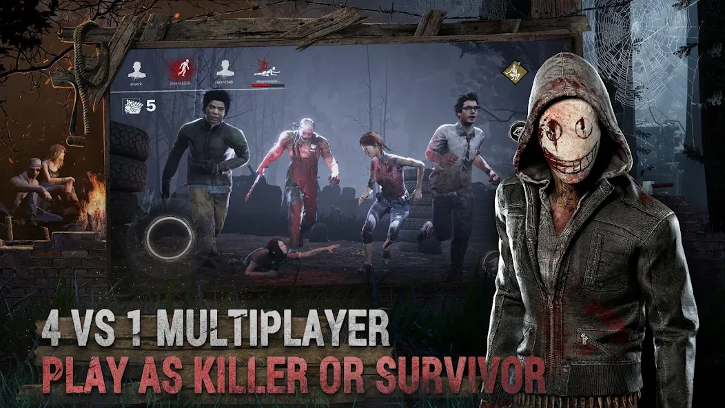 Скачать Dead by Daylight Mobile бесплатно — Безлимитные деньги и все персонажи — скриншот 1 Скачать Dead by Daylight Mobile бесплатно — Безлимитные деньги и все персонажи — скриншот 1