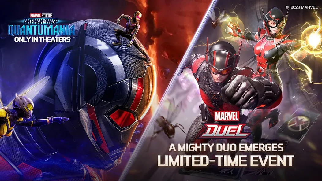 MARVEL Duel взлом на Андроид — Безлимитные ресурсы и все герои — скриншот 1