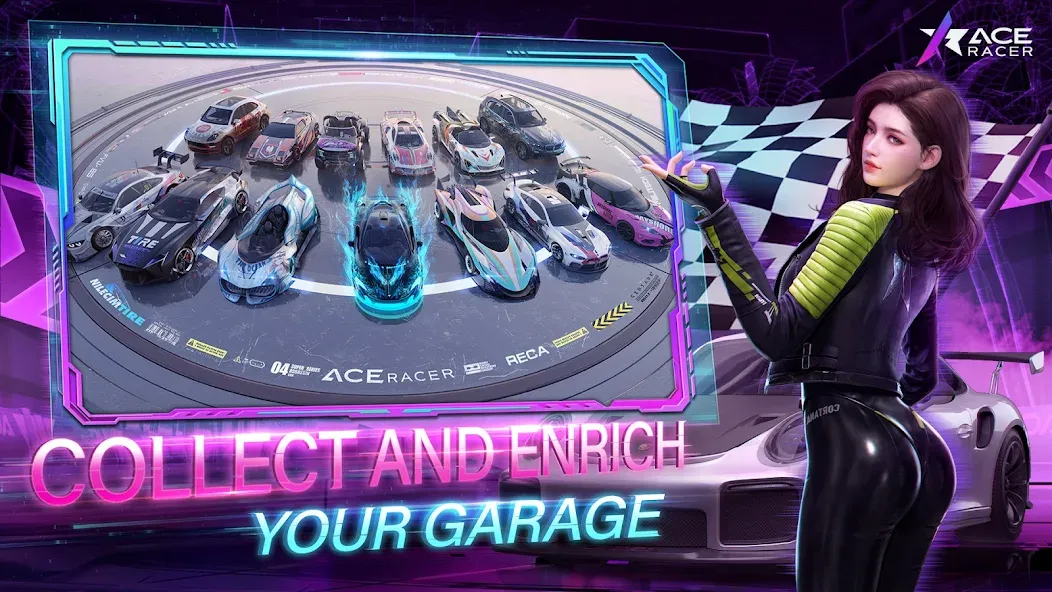 Скачать Ace Racer на Андроид с модом — Безлимитные деньги и топливо — скриншот 2 Скачать Ace Racer на Андроид с модом — Безлимитные деньги и топливо — скриншот 2
