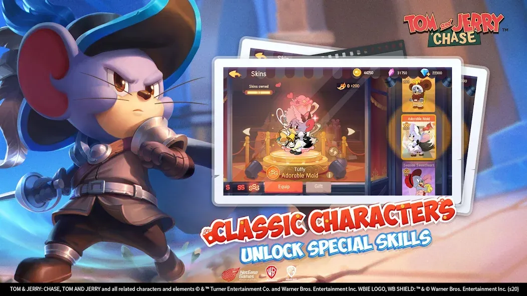 Скачать Tom and Jerry: Chase Mod APK — Безлимитные монеты и открыты все персонажи — скриншот 3 Скачать Tom and Jerry: Chase Mod APK — Безлимитные монеты и открыты все персонажи — скриншот 3
