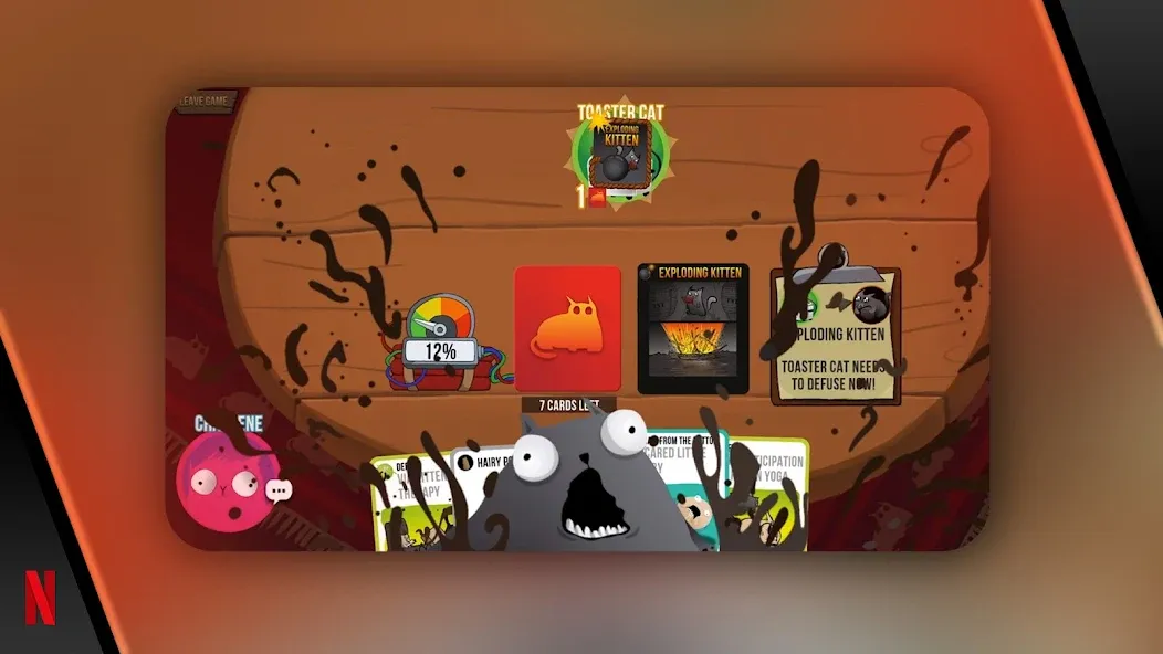 Exploding Kittens - The Game мод на Андроид: Без рекламы и бесконечные жизни — скриншот 2
