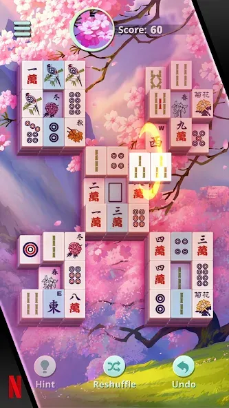 NETFLIX Mahjong Solitaire MOD APK: Без рекламы и все уровни открыты — скриншот 4
