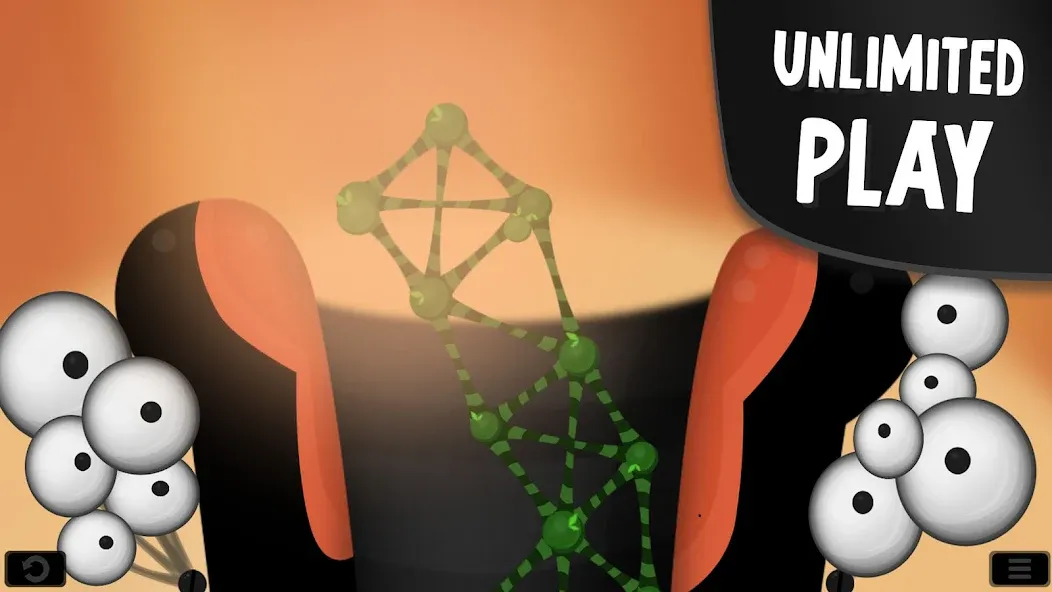 World of Goo Remastered на телефон — скачать мод: Безлимитные ресурсы и открыты все уровни — скриншот 3
