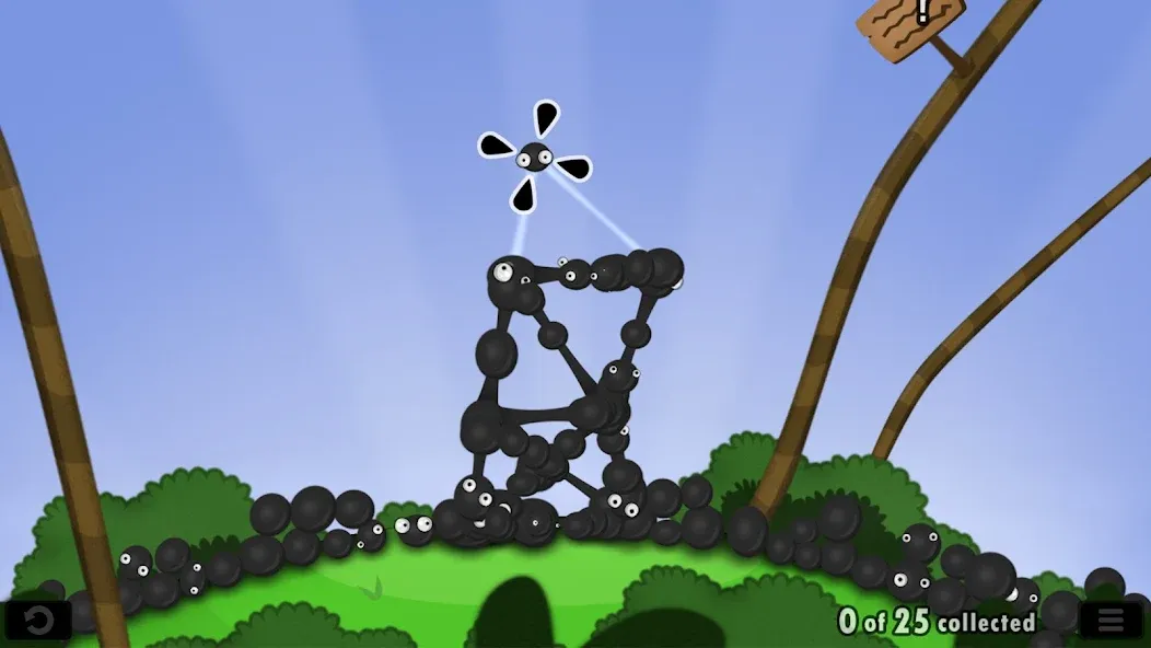 World of Goo Remastered на телефон — скачать мод: Безлимитные ресурсы и открыты все уровни — скриншот 4