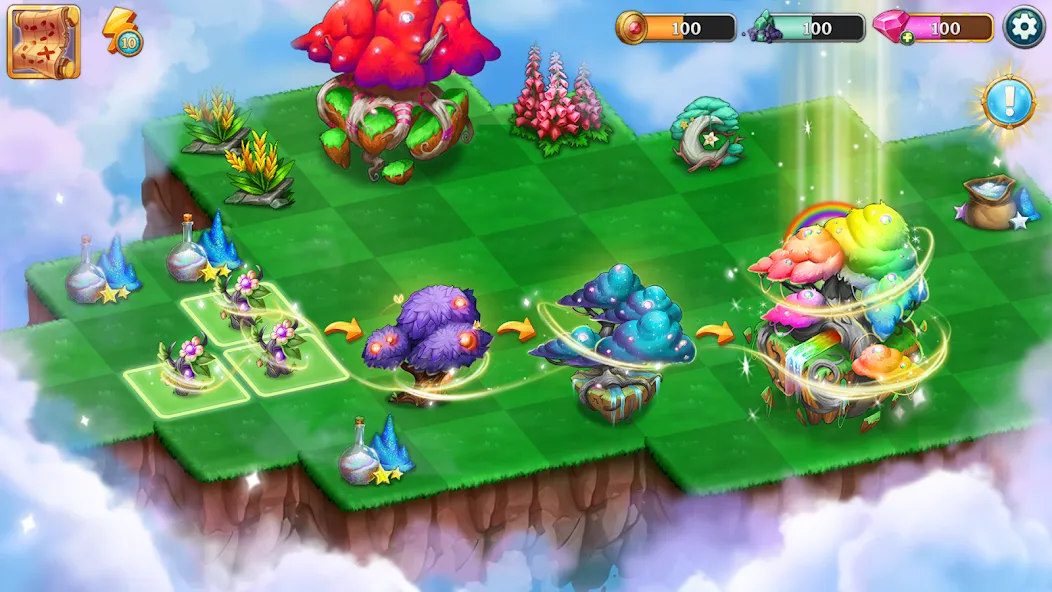 Merge Adventure: Magic Dragons взлом на Андроид — Безлимитные монеты и энергия — скриншот 1 Merge Adventure: Magic Dragons взлом на Андроид — Безлимитные монеты и энергия — скриншот 1