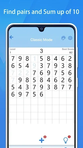 Скачать Number Match - 10 & Pairs бесплатно — Без рекламы и подсказки доступны — скриншот 1