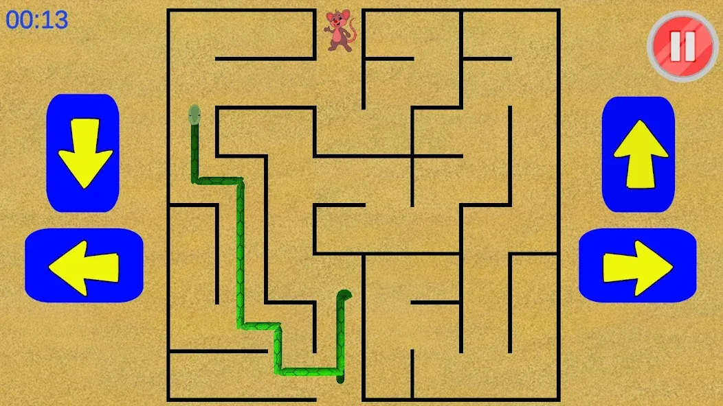 Snake Maze game — Без рекламы и бесконечные жизни, скачать мод APK — скриншот 4 Snake Maze game — Без рекламы и бесконечные жизни, скачать мод APK — скриншот 4
