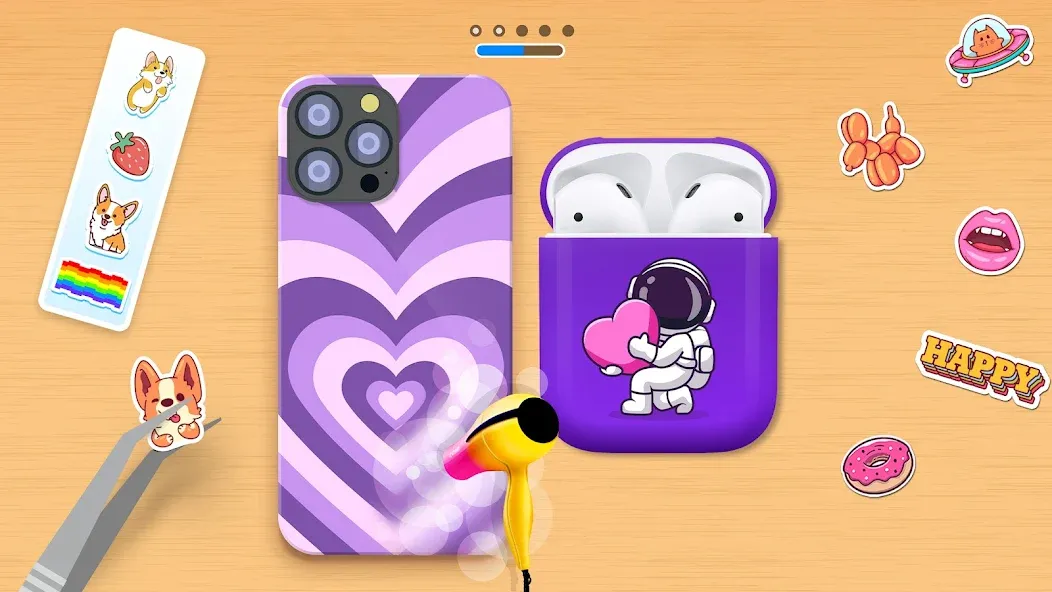 Phone Case DIY — Безлимитные деньги и все предметы, скачать мод APK — скриншот 3