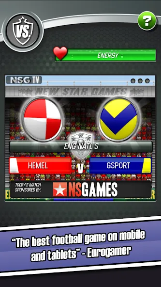 New Star Soccer — скачать мод: Безлимитные деньги и энергия — скриншот 1 New Star Soccer — скачать мод: Безлимитные деньги и энергия — скриншот 1