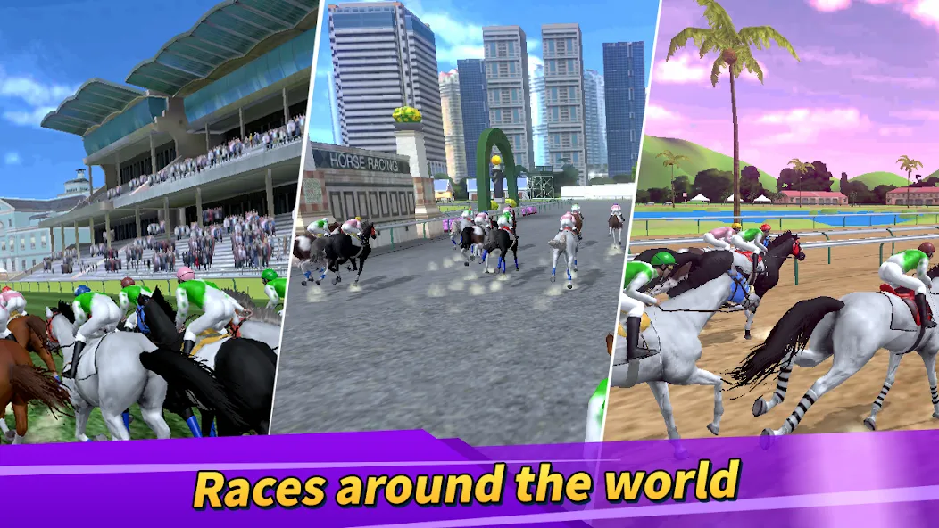 Derby Life : Horse racing — скачать мод: Много денег и быстрые лошади — скриншот 1 Derby Life : Horse racing — скачать мод: Много денег и быстрые лошади — скриншот 1